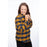 Klim Clouds Rest Fleece Lined Women's Flannel Shirt in Golden Brown - Dress Blues