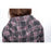 Klim Ginny Mountain Midweight Stretch Women's Flannel Hoodie in Asphalt - Punch Pink