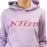 Klim Women's Pullover Hoodie in Lavender Heist - Raspberry Radiance