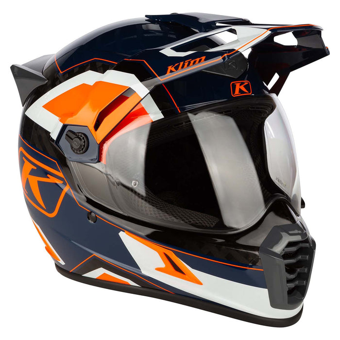 Klim Krios Pro Rally Helmet in Striking Orange 2021