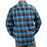 KLIM Bridger Fleece Lined Flannel Shirt in Imperial Blue - Dress Blues