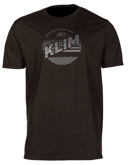 Klim Kinetic Short Sleeve T shirt in Black - Asphalt
