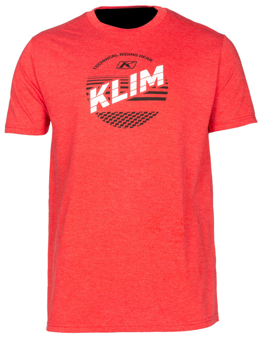 Klim Kinetic Short Sleeve T shirt in Red Frost - Black