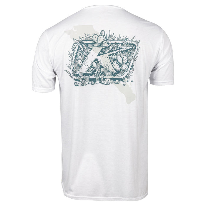 Klim Baja T Shirt in  White - Back - 2021