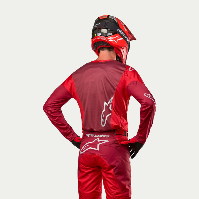 Alpinestars Racer Hoen Jerseys in Mars Red/Burgundy