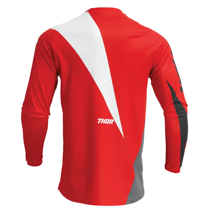 Thor Sector Edge Jersey in Red/White