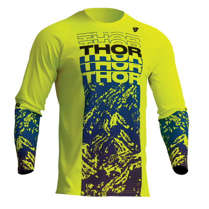 THOR Sector Atlas Youth Jersey in Acid/Blue