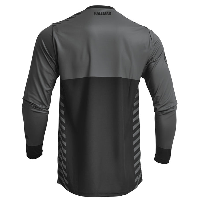 Thor Hallman Differ Slice Jersey in Charcoal/Black