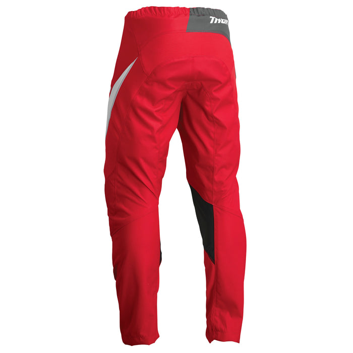 THOR Sector Edge Youth Pants in Red/White