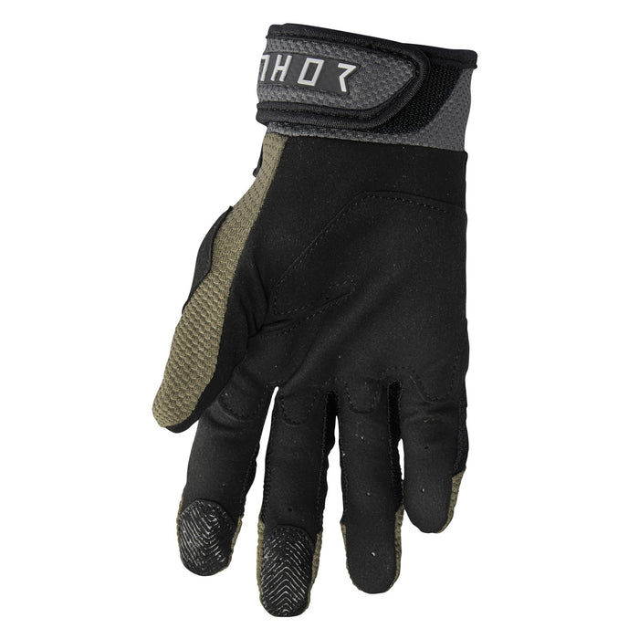 THOR Terrain Gloves in Army/Charcoal