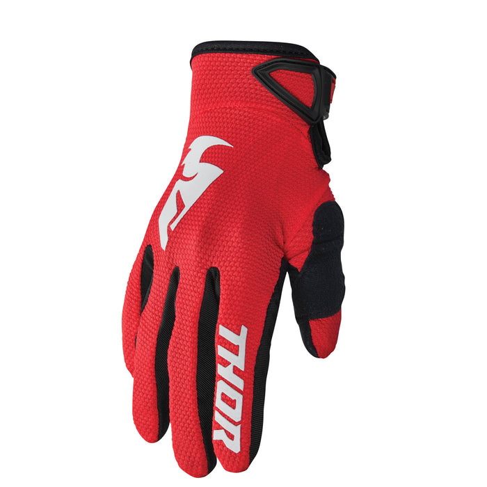 THOR Sector Gloves in Red/White