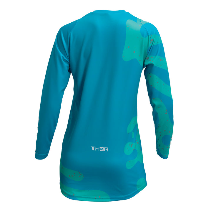 Thor Sector Disguise Women's Jersey in Teal/Aqua
