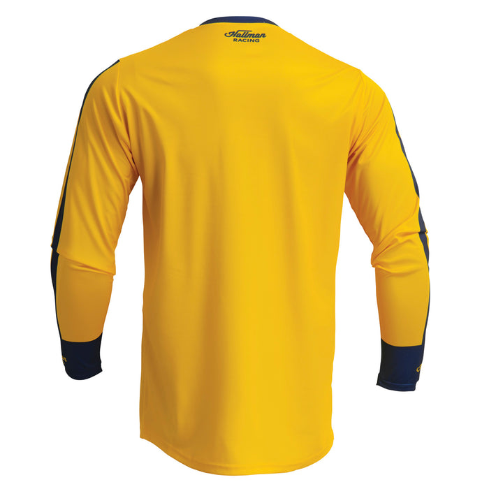 Thor Hallman Differ Roosted Jersey in Lemon/Navy