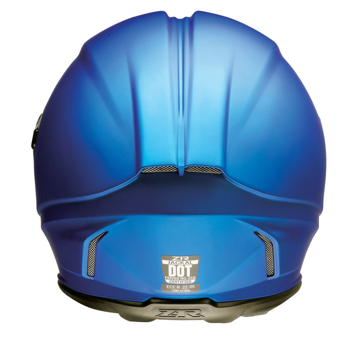 Z1R Jackal Satin Helmet in Blue