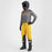 Thor Pulse Mono Pants in Dark Grey/Yellow
