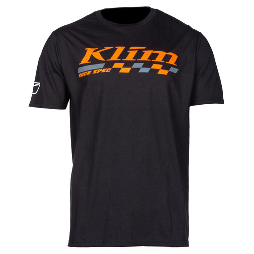 Klim Race Spec T Shirt in Black - Strike Orange