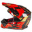Klim F3 Carbon Raid Helmets - ECE in Fiery Red - Gold