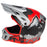 Klim F3 Carbon Helmet - ECE in DNA Fiery Red - Monument Gray
