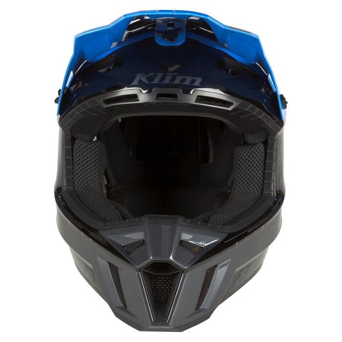 KLIM F3 Recoil Helmets - ECE in Electric Blue Lemonade 2023