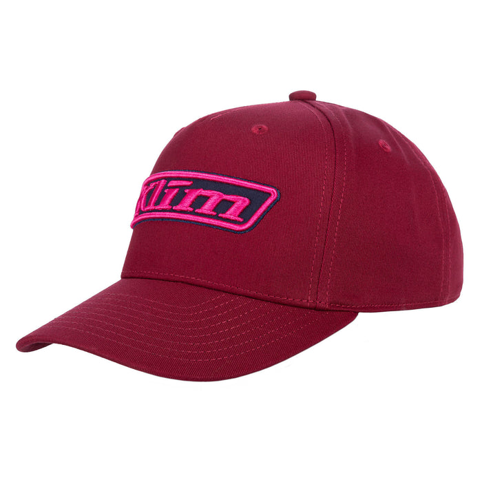 Klim Corp Hat in Cabernet - Punch Pink 2023