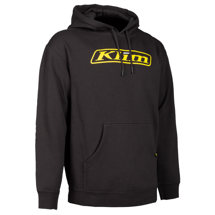  Klim Corp Hoodie in Black - Vibrant Yellow - 2021