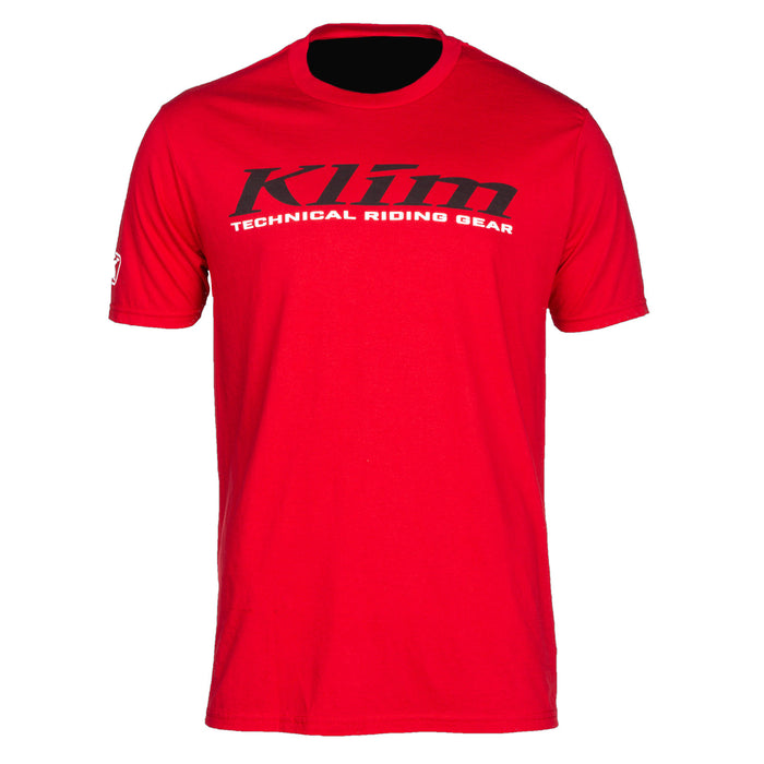 Klim K Corp Short Sleeve Tee in RED - BLACK - 2021