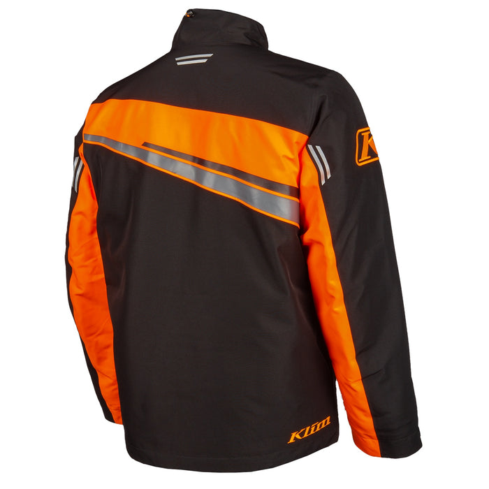 Klim Kaos Jackets in Black - Stirke Orange - 2021