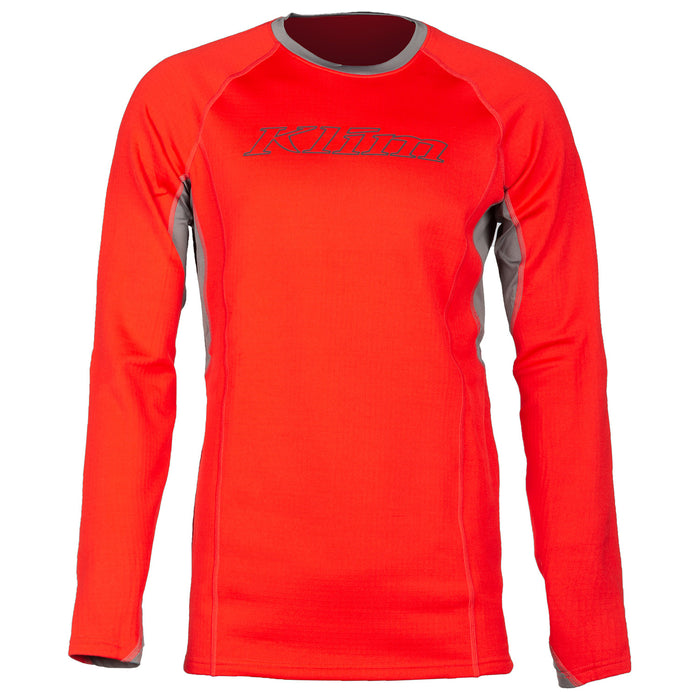 Klim Aggressor Shirt 3.0 in High Risk Red - Castlerock Gray - 2021