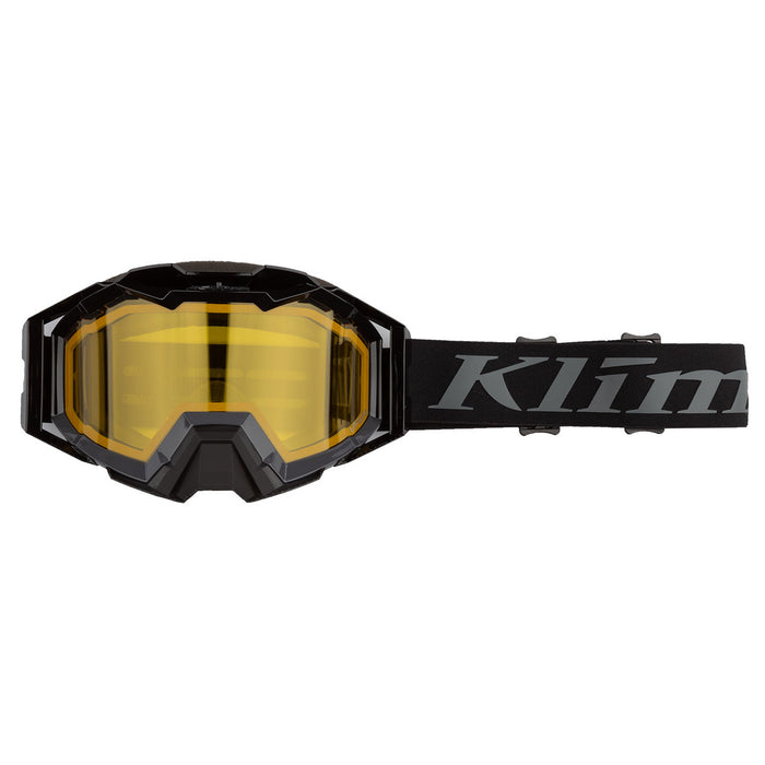 KLIM Viper Pro Vanish Snow Goggles in Black Yellow Tint