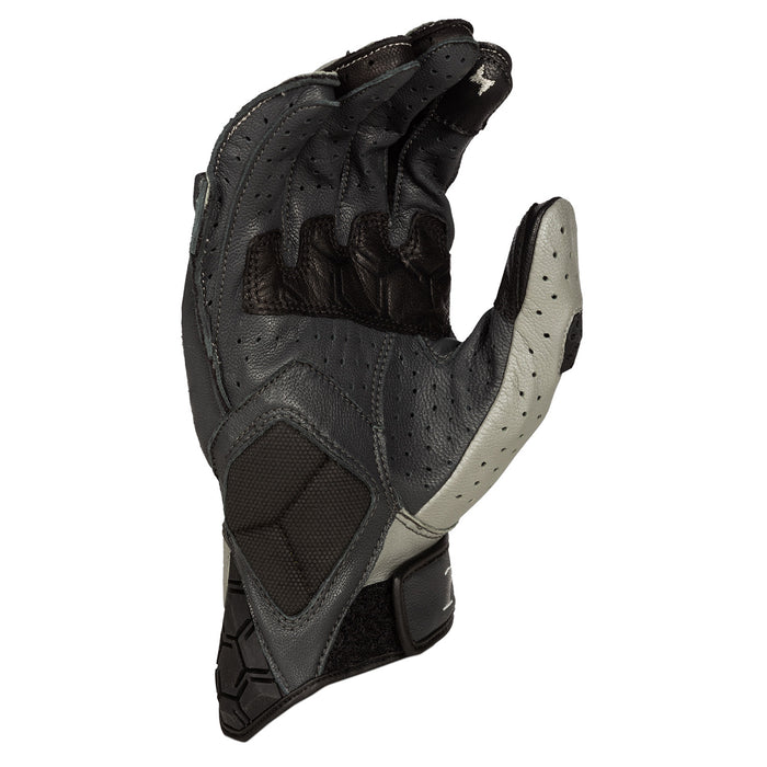 KLIM Badlands Aero Pro Short Gloves in Monument Gray