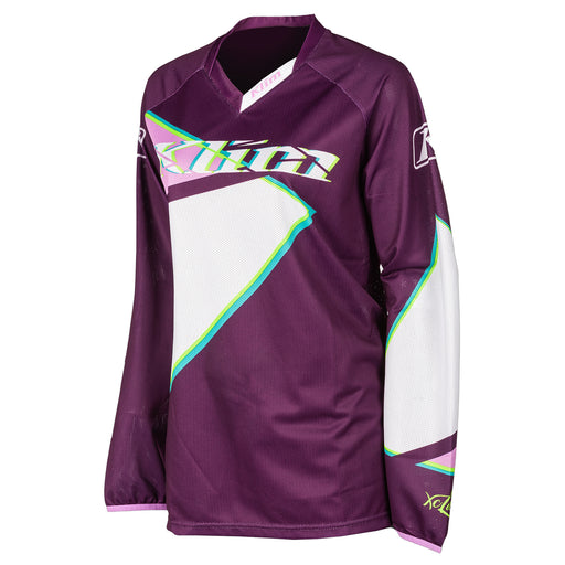 Klim Women's XC Lite Jerseys in Shattered Purple 2022