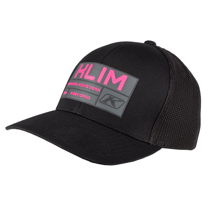 Klim Vin Hat in Black - Knockout Pink