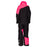 Klim Vailslide One-piece in Black - Knockout Pink
