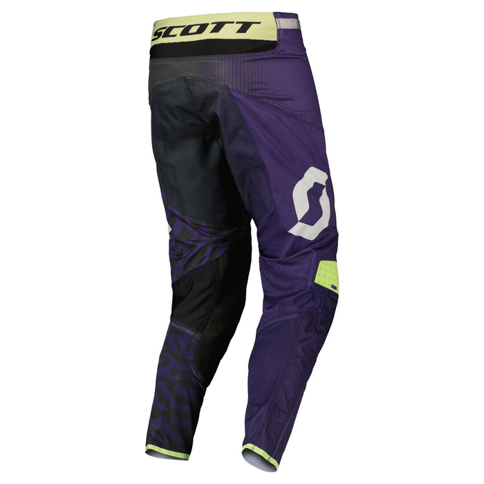 Scott Podium Pro Pants in Dark Purple/Mint Green