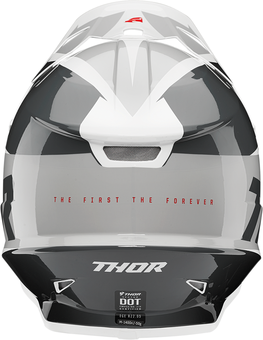 Thor Sector Fader Helmet in Black/White