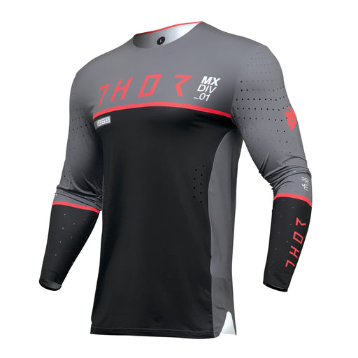 Thor Prime Ace Jersey in Charcoal/Black