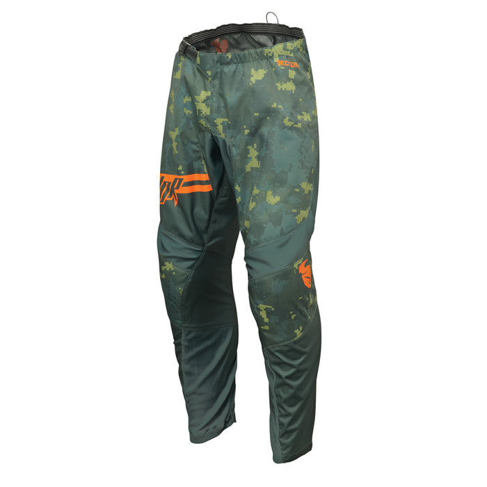 Thor Sector Digi Youth Pants in Forest Green/Camo
