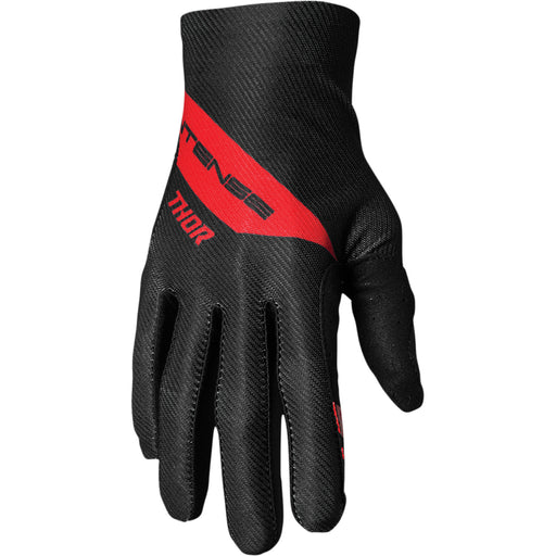 THOR Intense Assist Dart Gloves in Black/Red