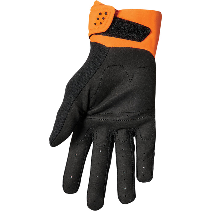 Thor Youth Spectrum Gloves in Orange/Black 2022