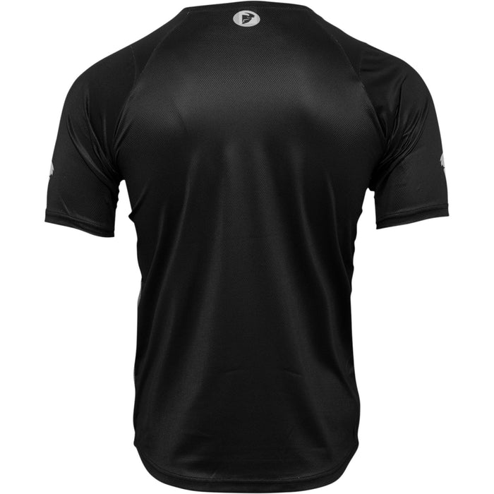 Thor Assist Shiver MTB Short-Sleeve Jersey in Black/Gray