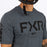 FXR Helium Tech Short Sleeve Jersey in Steel Heather/black
