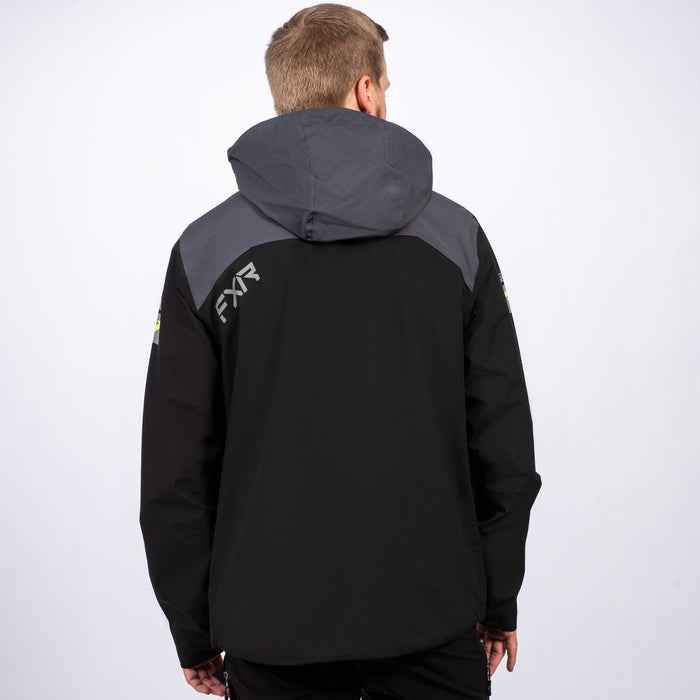 FXR Renegade Tri-Laminate Jacket in Black/Hi Vis