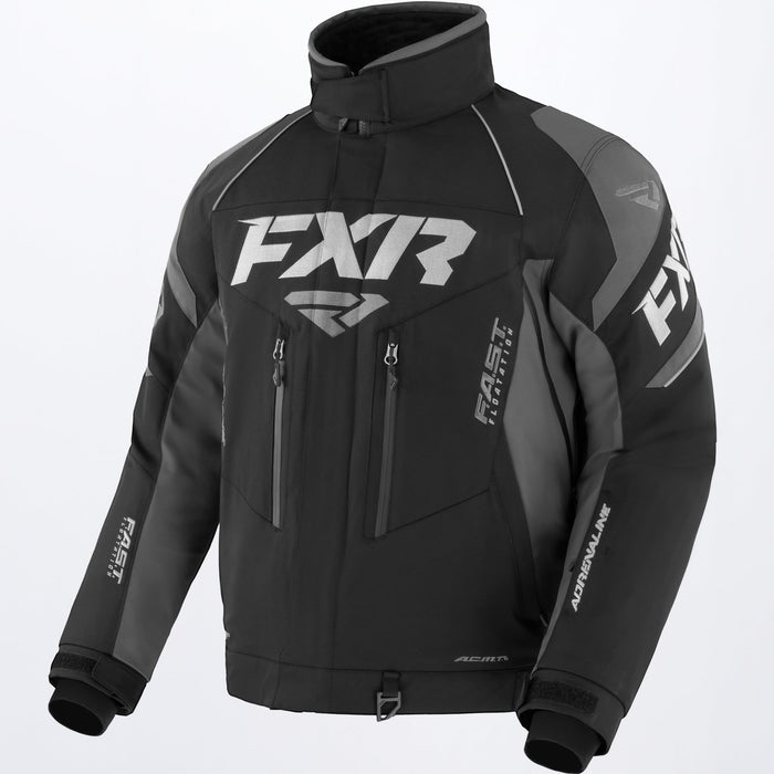 FXR Adrenaline Jacket in Black/Char/Grey