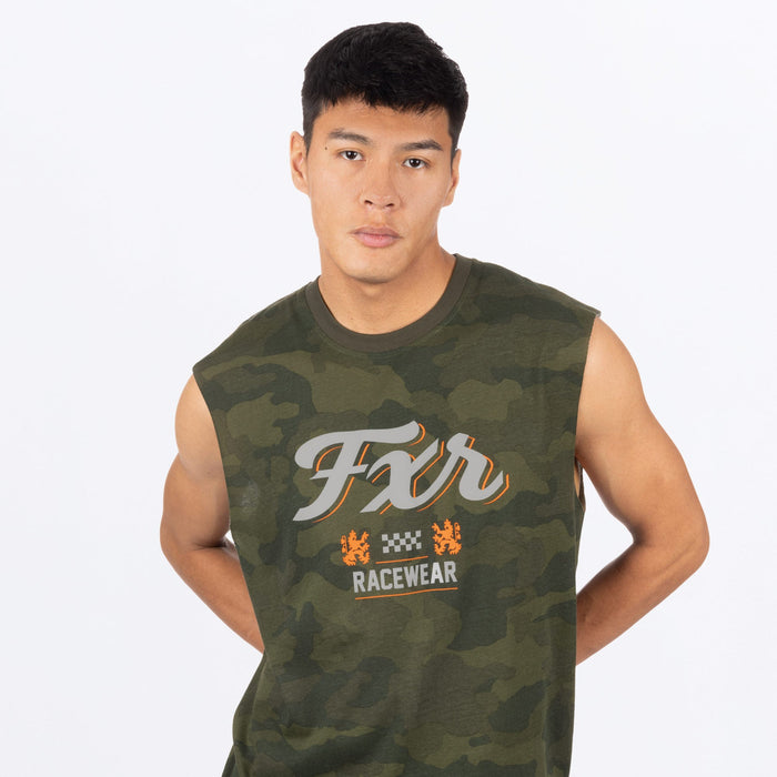 FXR Slice Premium T-shirt in Army Camo