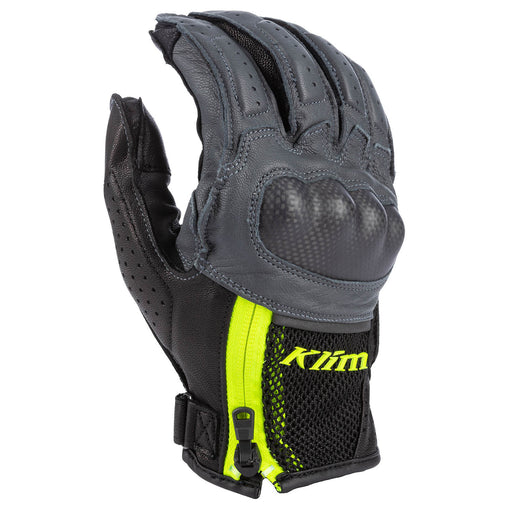 Klim Induction Gloves in Asphalt - HiVis