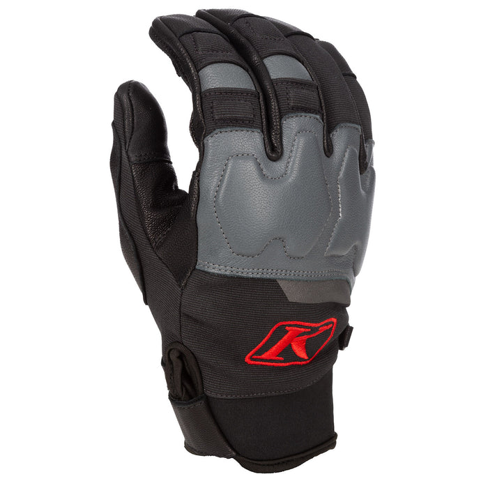 Klim Inversion Pro Glove in Castlerock - Fiery Red