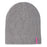 Klim Core Beanie in Light Gray - Knockout Pink