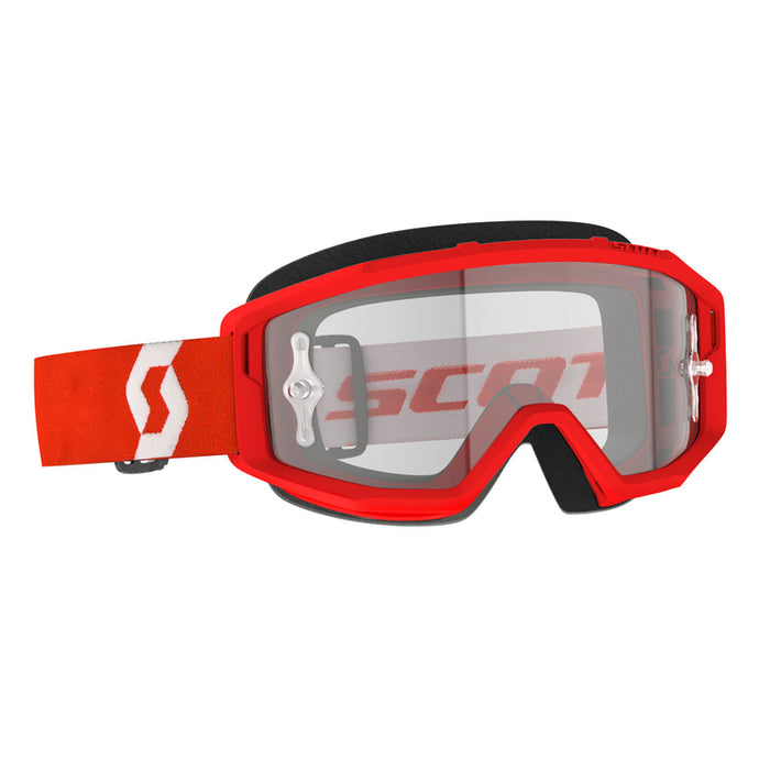 Scott Primal Goggles in Red/White Clear Works 2023