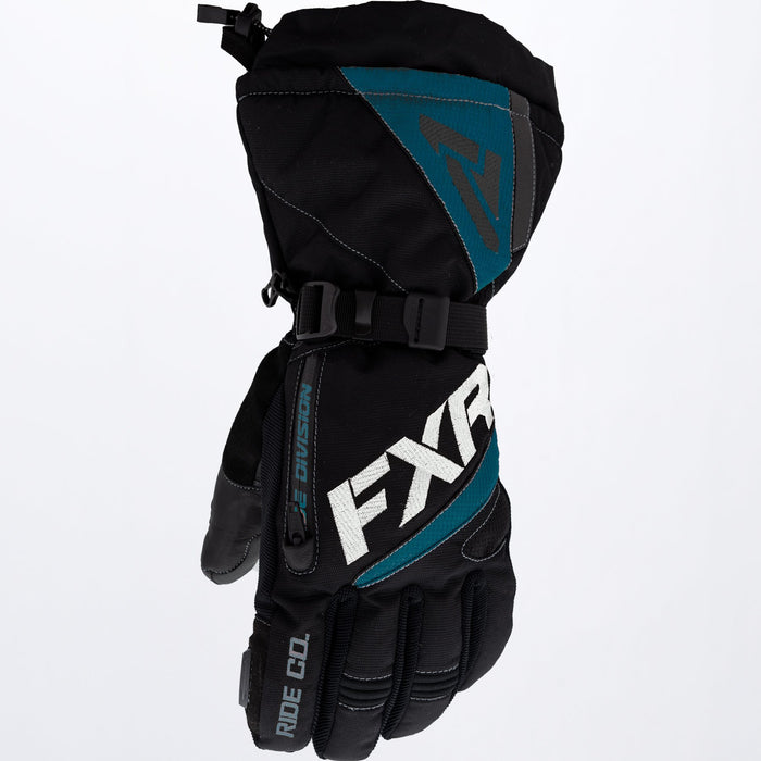 FXR Fusion Women's Glove in Black/Ocean