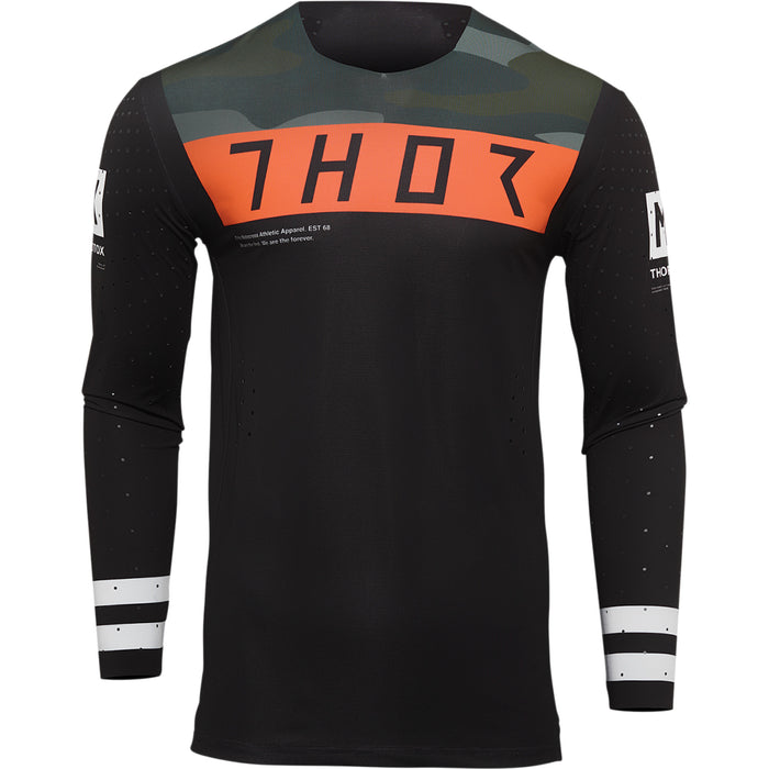 Thor Prime Pro Status Jersey in Black/Crimson 2022